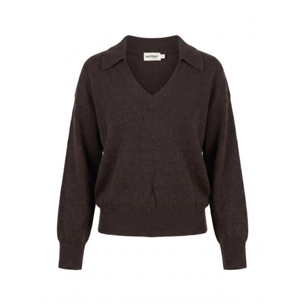 Not Shy Women `Palmer` Polo Neck Sweater
